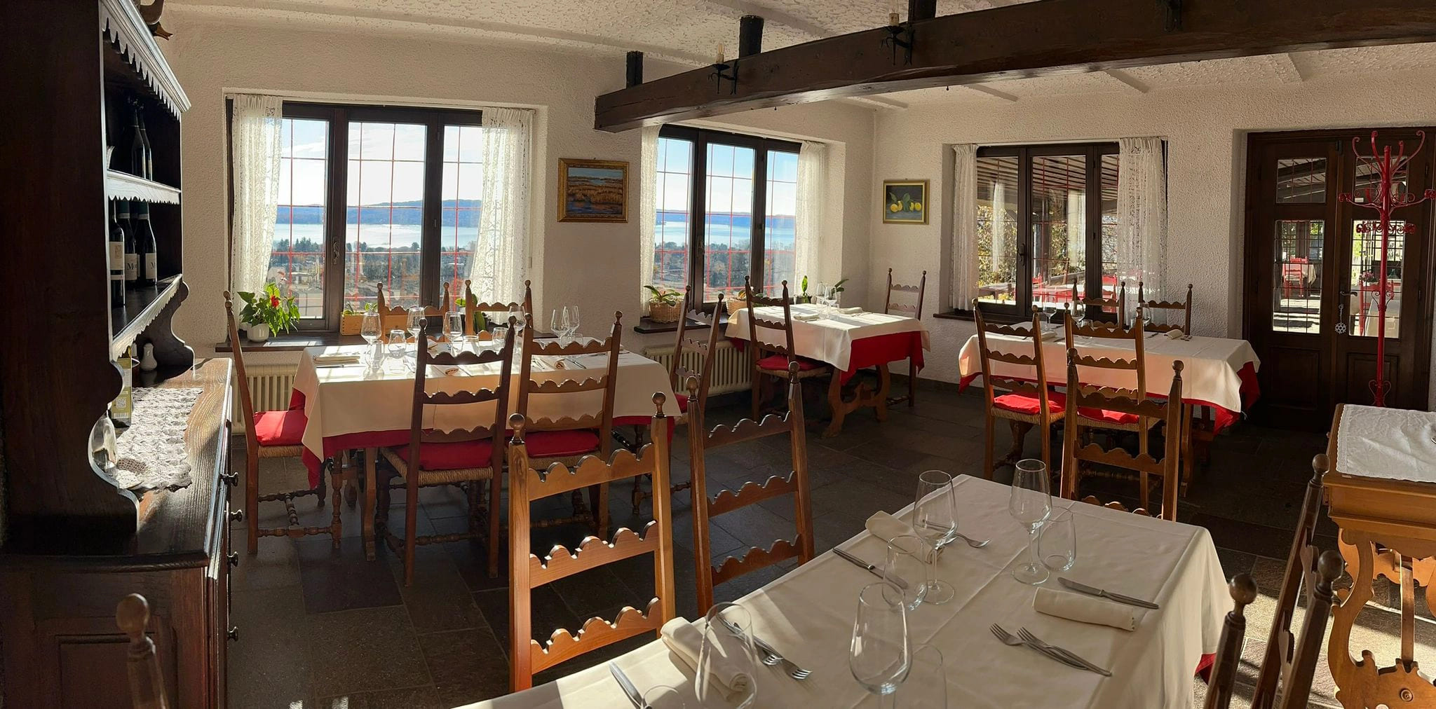 Sala interna del ristorante Al Camino